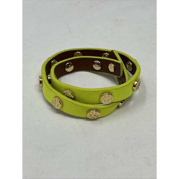 Tory Burch double wrapped bracelet yellow gold - Picture 1 of 4
